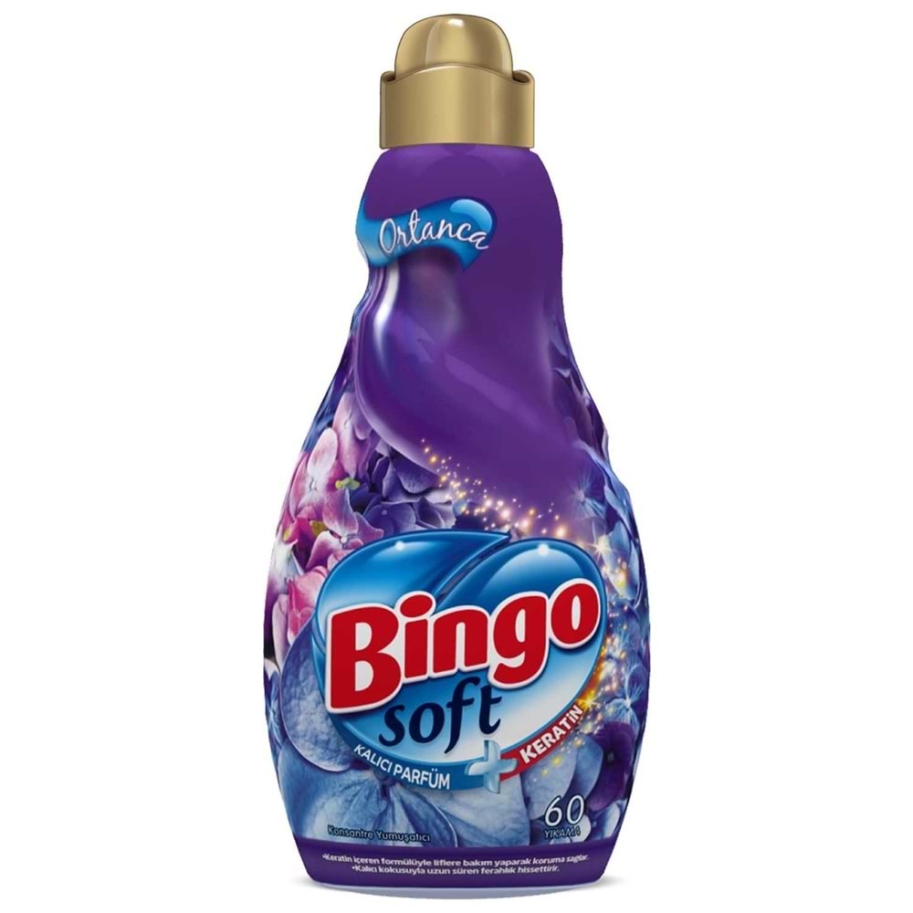 Bingo Soft Çamaşır Yumuşatıcı Konsantre 1440ML Ortanca (6 Lı Set)