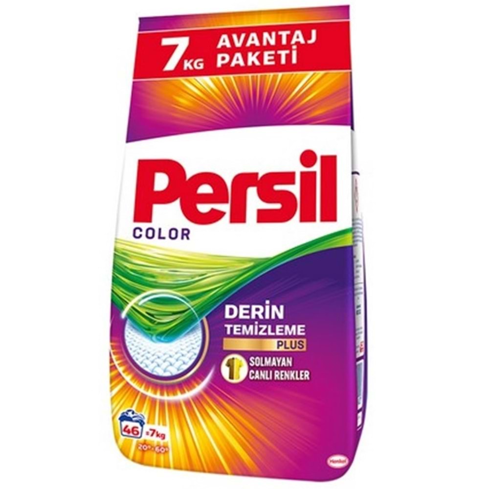 Persil Matik Toz Çamaşır Deterjanı 14KG Color/Renkli (92 Yıkama) (2PK*7KG)