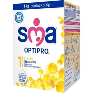 Sma Optipro No:1 1000GR Bebek Sütü (0-6 Ay) Kutu (4 Lü Set)