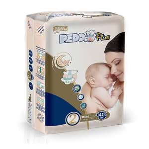 Pedo Plus Bebek Bezi Beden:2 (3-6KG) Mini 160 Adet Jumbo Aylık Pk
