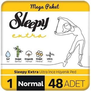 Sleepy Extra Hijyenik Ped Normal 864 Adet Mega Pk (18PK*48)