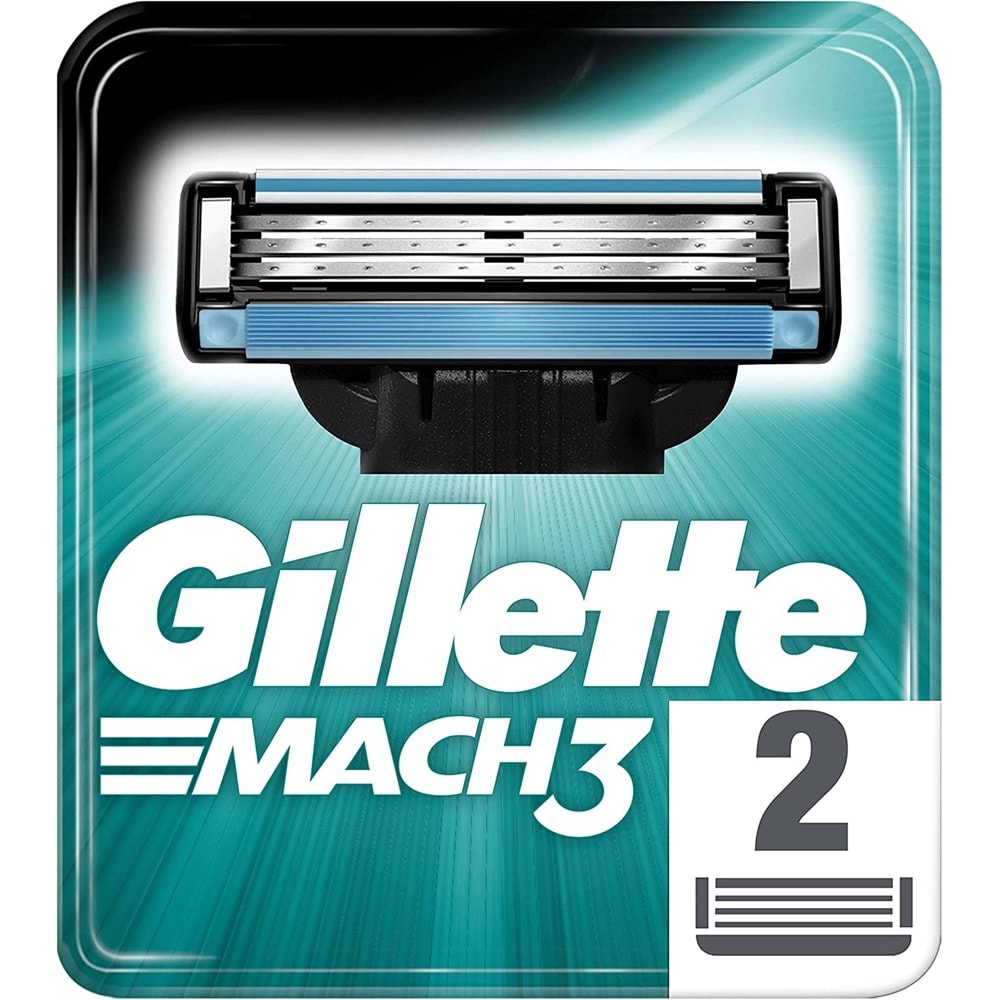 Gillette MACH3 Yedek Tıraş Bıçağı (2 Li Pk)