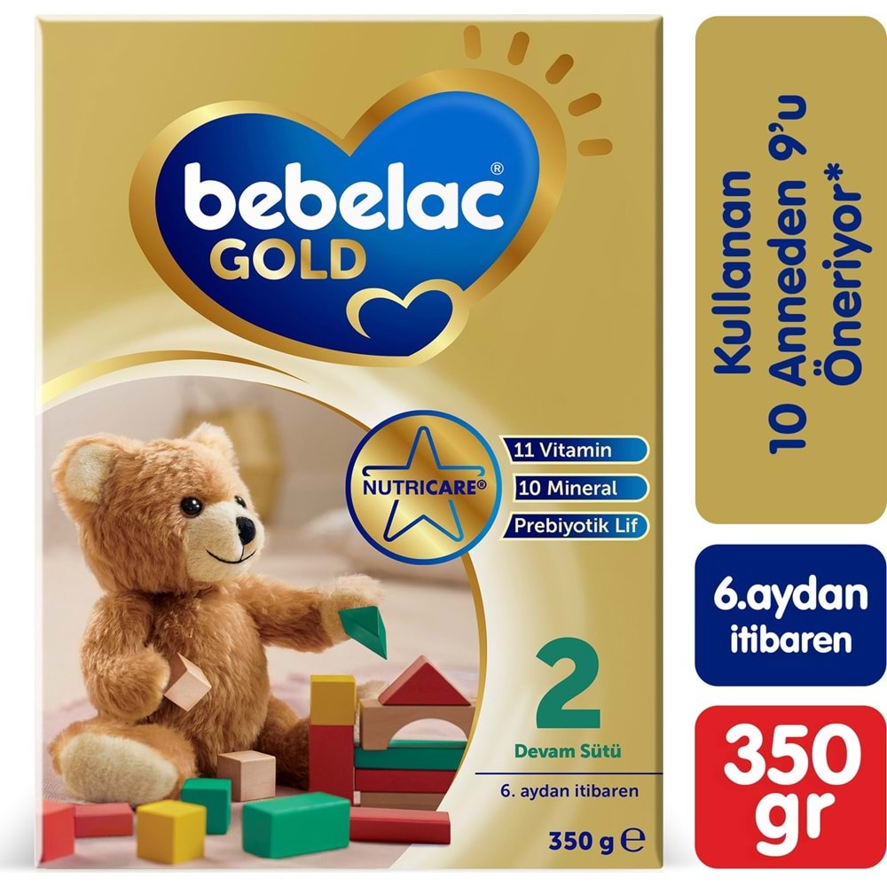 Bebelac Gold 350GR No:2 Devam Sütü (6-9 Ay)
