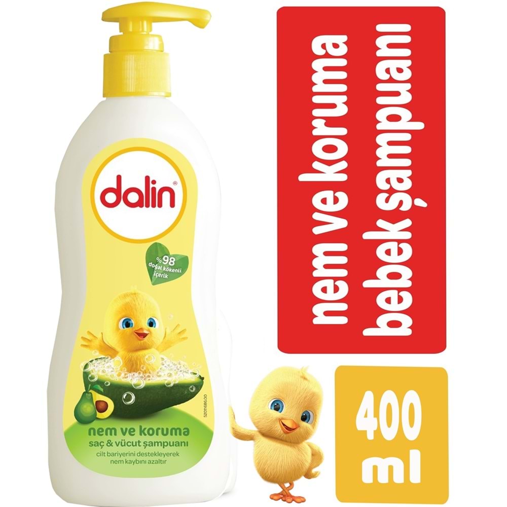 Dalin Nem Koruma Saç&Vücut Şampuanı 400ML (12 Li Set)