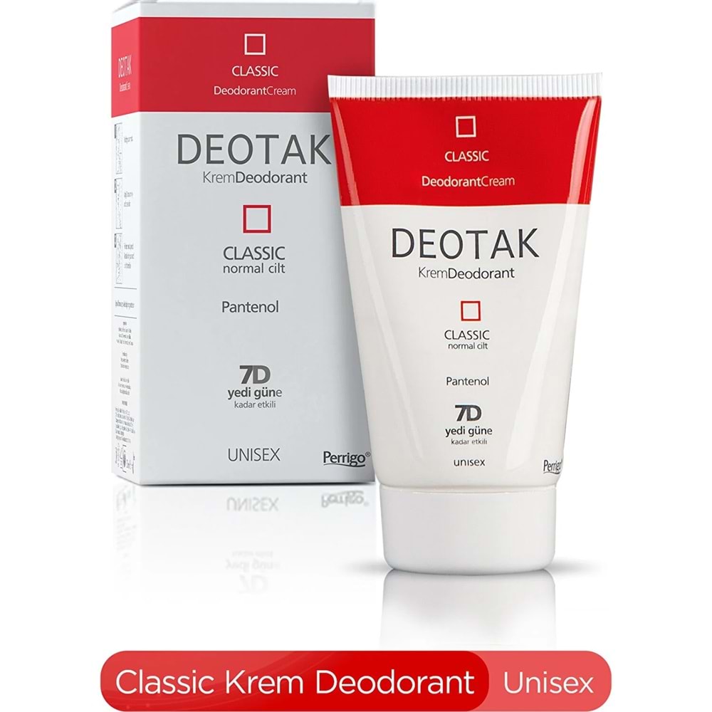Deotak Krem Deodorant 35ML Classic (Normal Cilt) (4 Lü Set)