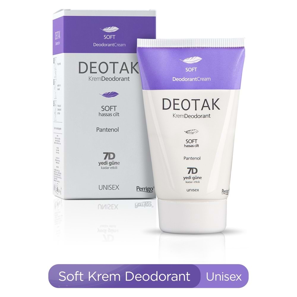 Deotak Krem Deodorant 35ML Soft (Hassas Cilt) (2 Li Set)