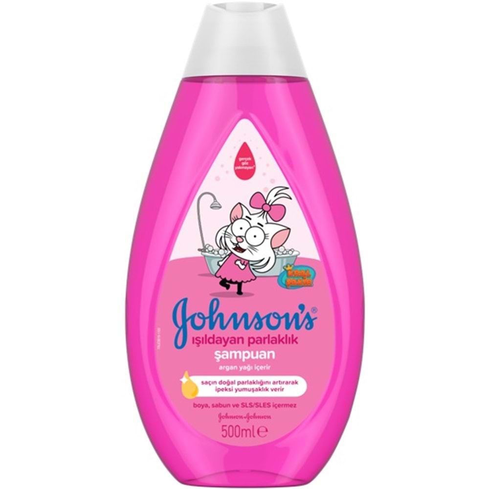 Johnsons Baby Bebek Şampuanı 500ML Kral Şakir Işıldayan Parlaklık (2 Li Set)