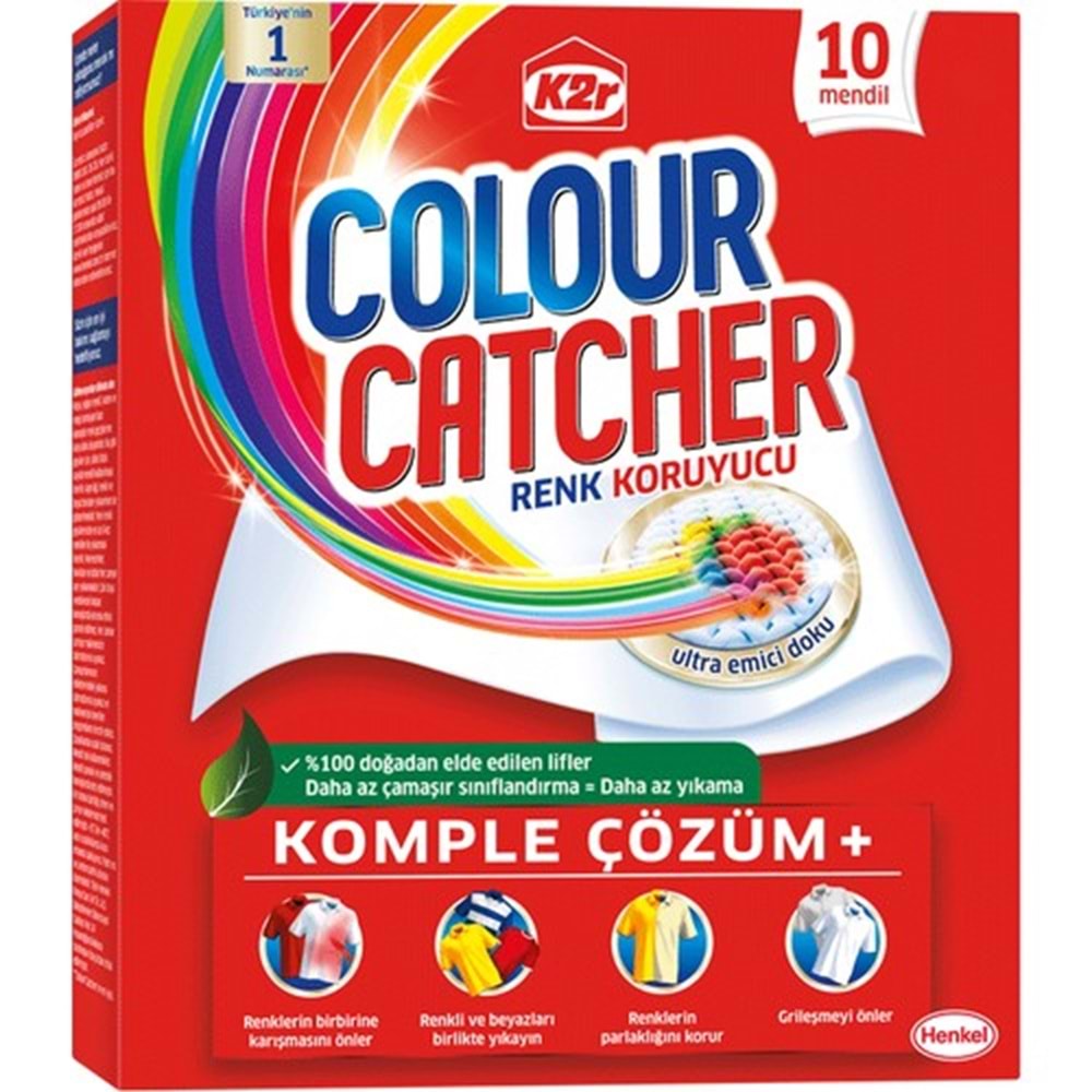 K2R Colour Catcher Renk Koruyucu Mendil 30 Lu Set (3PK*10)