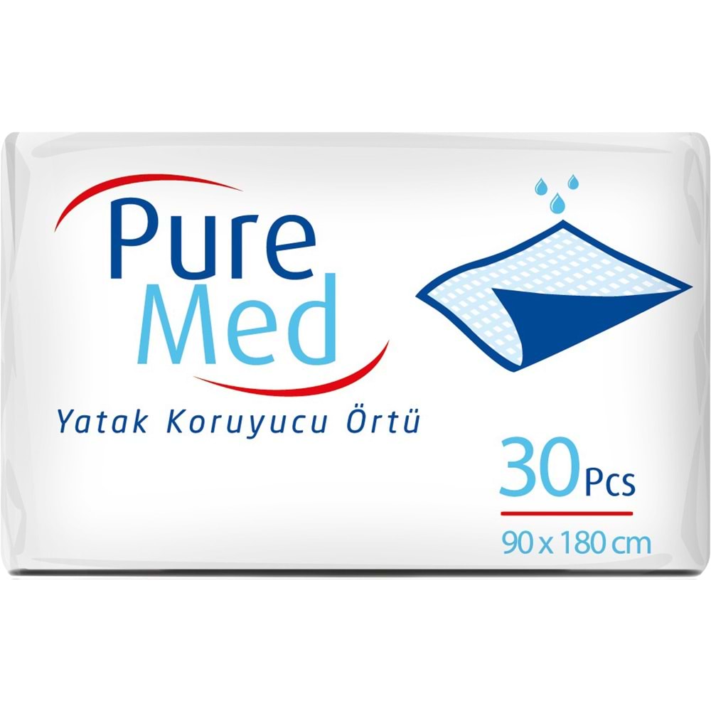 Puremed Hasta Yatak Koruyucu 90*180Cm 120 Adet (4PK*30)