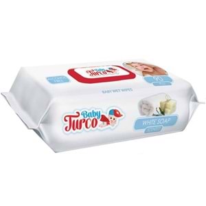 Baby Turco Islak Havlu Mendil 90 Yaprak 36 Lı Set Beyaz Sabun Kokulu Plastik Kapaklı