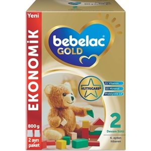 Bebelac Gold 800GR No:2 Devam Sütü (6-9 Ay) (3 Lü Set)