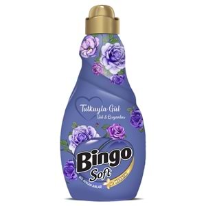 Bingo Soft Çamaşır Yumuşatıcı Konsantre 1440ML Tutkuyla Gül (Gül & Lisyantus) (2 Li Set)