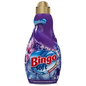 Bingo Soft Çamaşır Yumuşatıcı Konsantre 1440ML Ortanca (4 Lü Set)