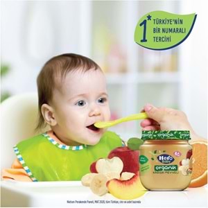 Hero Baby Kavanoz Maması 120GR Organik Karışık Meyveli (6 Lı Set)