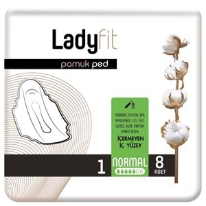 Ladyfit Pamuk Ped Normal 6 Lı Set (İç Adet 48) (6PK*8)
