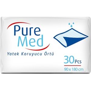 Puremed Hasta Yatak Koruyucu 90*180Cm 120 Adet (4PK*30)