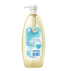 Uni Baby Saç ve Vücut Şampuan 700ML (Pompalı) (3 Lü Set)